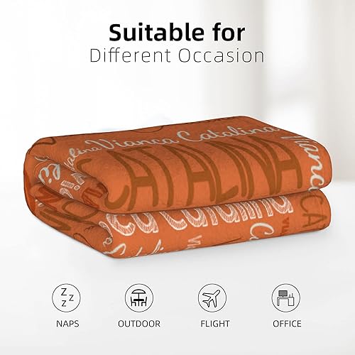 Miniatura 149 de Dr.TOUGH Mantas personalizadas para niños y adultos, manta personalizada con nombre para niños, manta con monograma con nombres personalizados