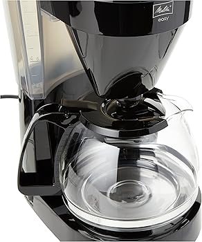 Melitta Easy II 1023-02 - Cafetera de goteo con jarra de vidrio y portafiltros aptos para lavavajillas, cafetera de filtro antigoteo, máquina de café para hasta 10 tazas, 1,25 L, negro4