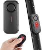 Sistema de alarma para bicicleta Rupse 113db, sensor de alarma de vibración antirrobo para auto IP66 a prueba de agua con luz LED y control remoto, adecuado para bicicletas, motocicletas, autos, puertas y ventanas, etc. 1