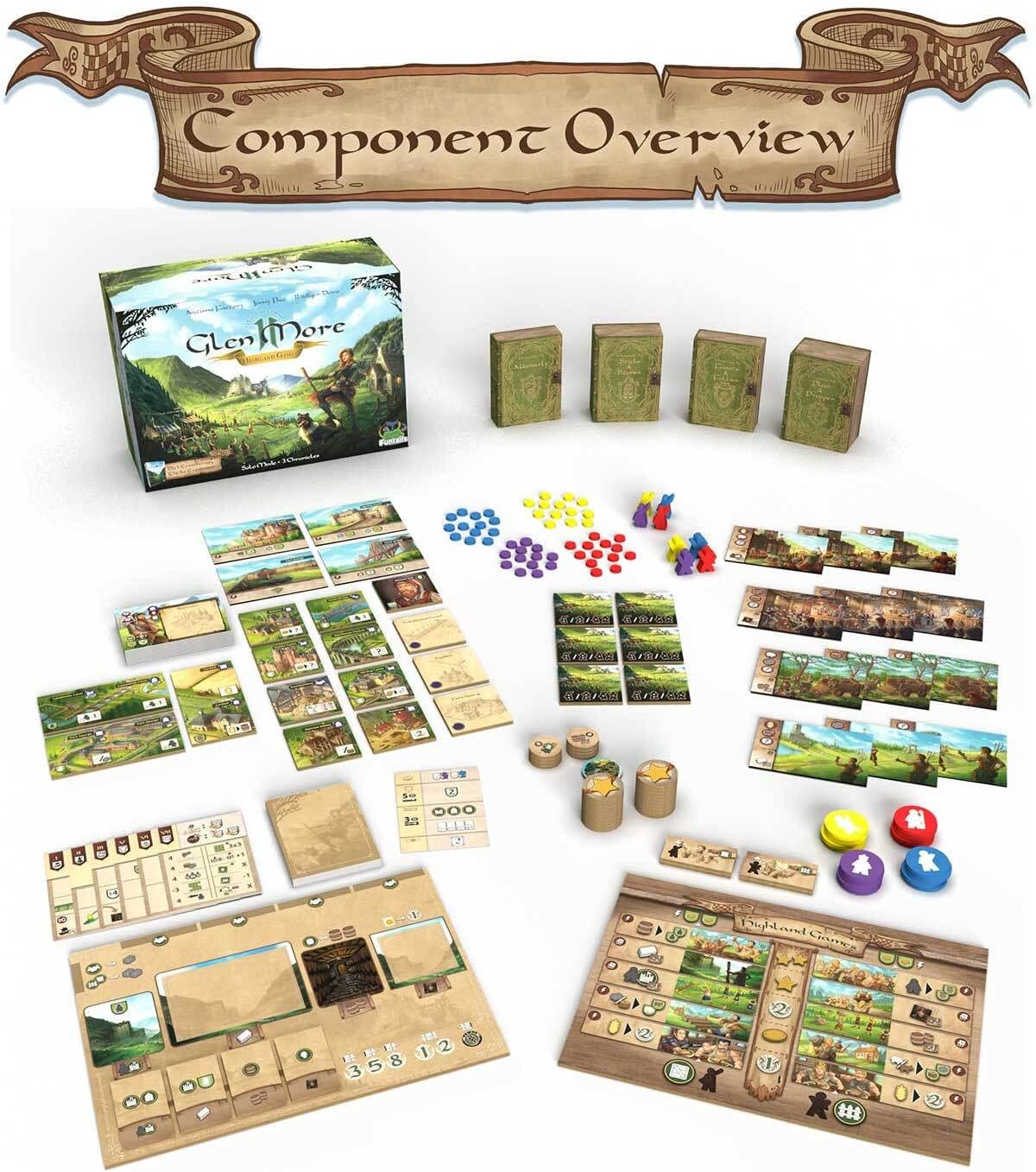 Review Discount Funtails Glen More II: Highland Games (DE/EN) Board Game Expansion