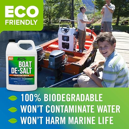 Miniatura 8 de Removedor de sal concentrado de sal para barcos para motores de lavado, barcos marinos, motores de embarcaciones, limpiador de invierno y limpiador