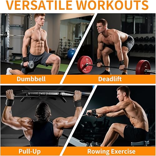 Miniatura 4 de Ganchos de levantamiento de pesas, 330 libras de alta resistencia para levantamiento de pesas para levantamiento de pesas, para levantamiento de