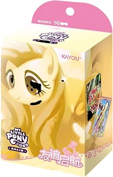 Kayou | My Little Pony Collectable Trading Card | Sealed Box | Simplified Chinese Edition | 15+ Years Friendship Begins - Assorted Packaging