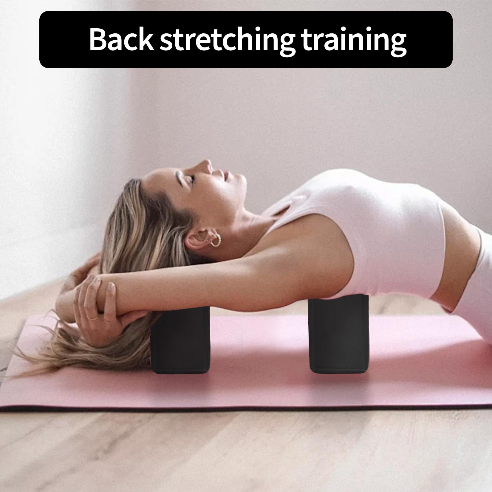 2 Pcs Brique Yoga Blocks, Briques de Yoga en Mousse EVA, Blocs de Yogas, Blocs de Pilates Haute Densité Antidérapants en mousse EVA pour Femme Hommes fitness gymnastique(29,9 x 22,9 x 7,6 cm)