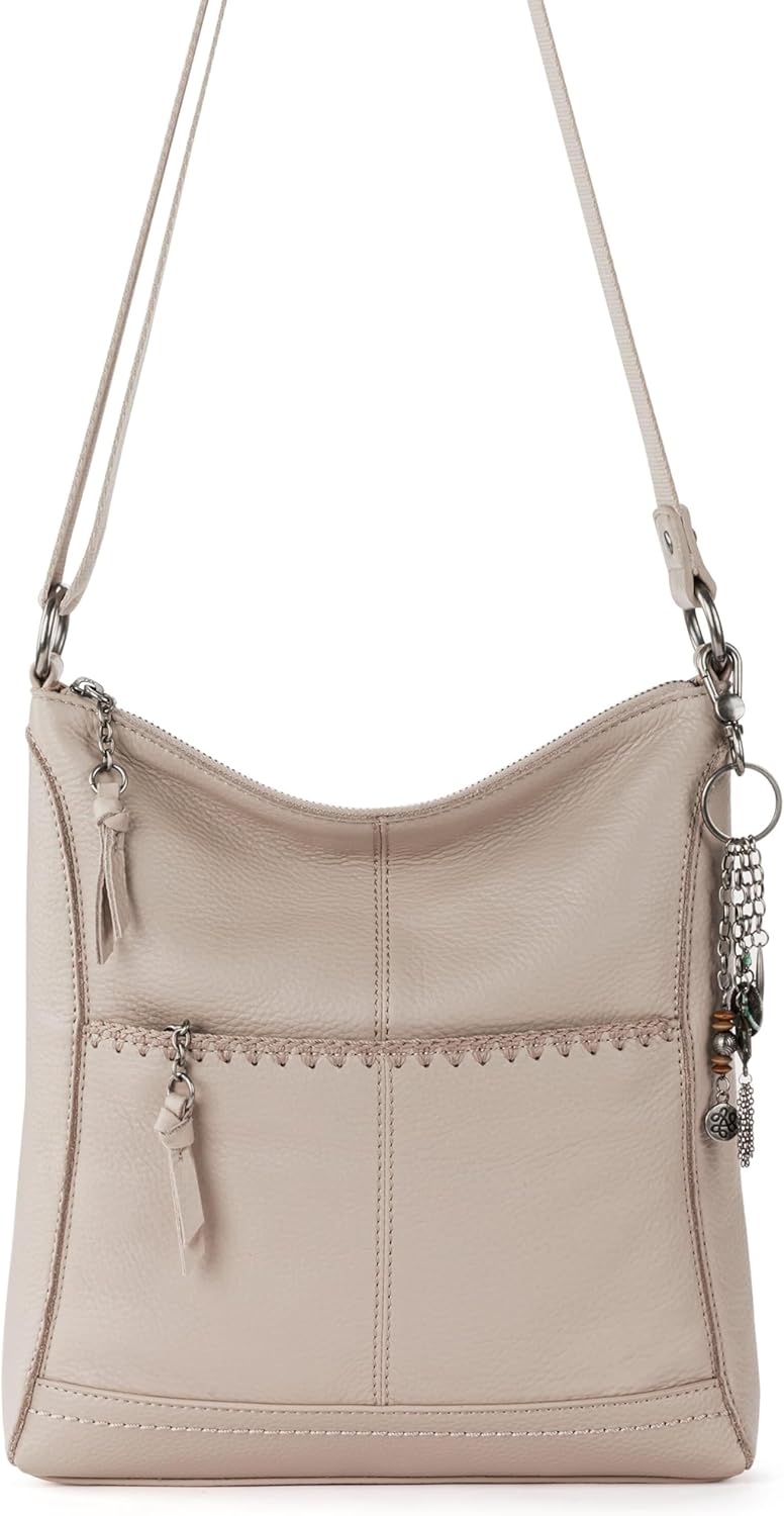 The Sak Lucia Crossbody Bag in Leather, Convertible Purse with Adjustable Strap - Image 6
