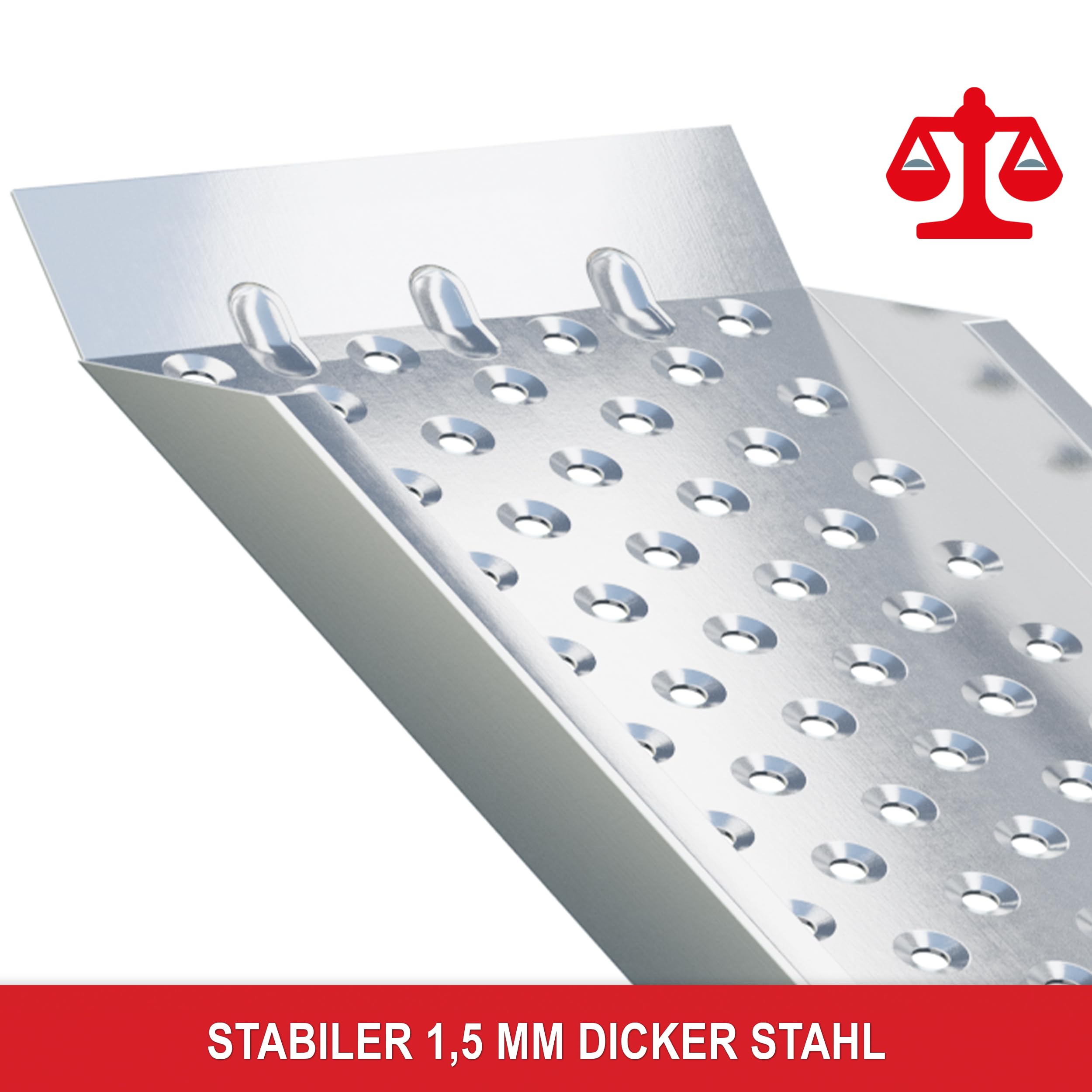ONBEST Auffahrrampen 2x200 kg – 160 cm mit Spanngurten | 2 Auffahrschienen 22,5x160 cm für Anhänger und Auto – Laderampe in Silber inkl. 2 Spanngurte 25 mm x 4 m