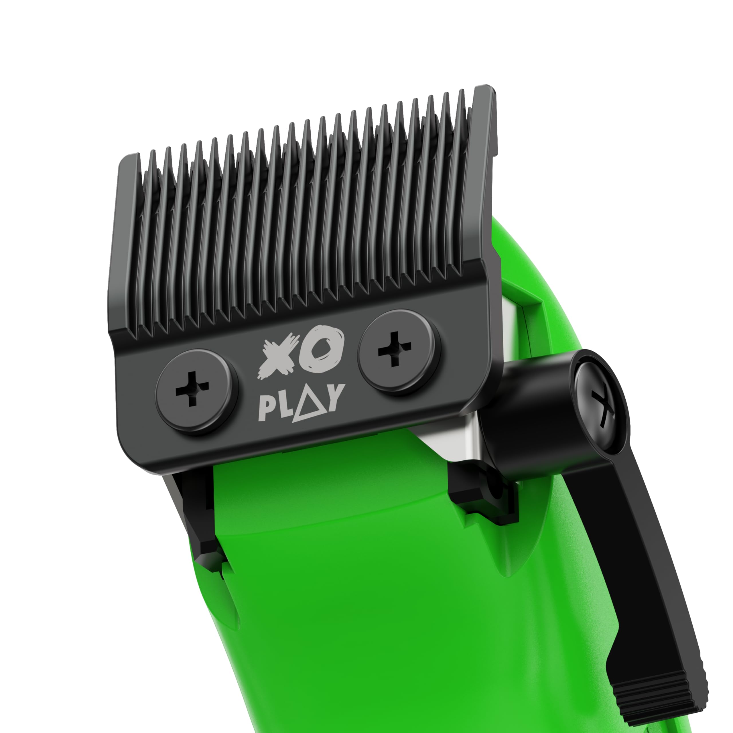 TPOB Play Barber Slime - Cortapelos verde para hombre, 7500 RPM con empuñaduras de goma