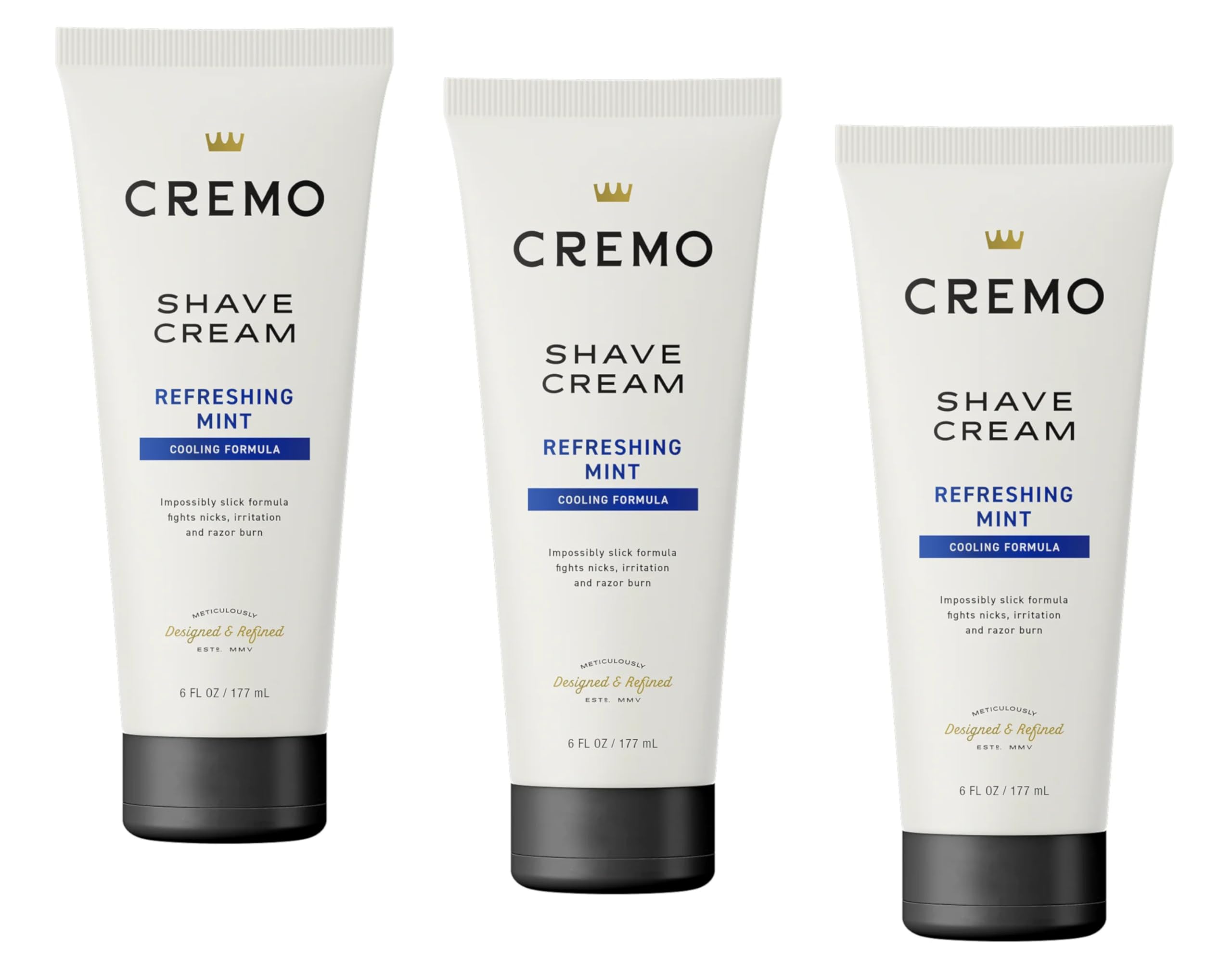 Cooling Shave Cream Refreshing Mint Cooling Formula, 6 Fluid Ounces (Pack of 3)