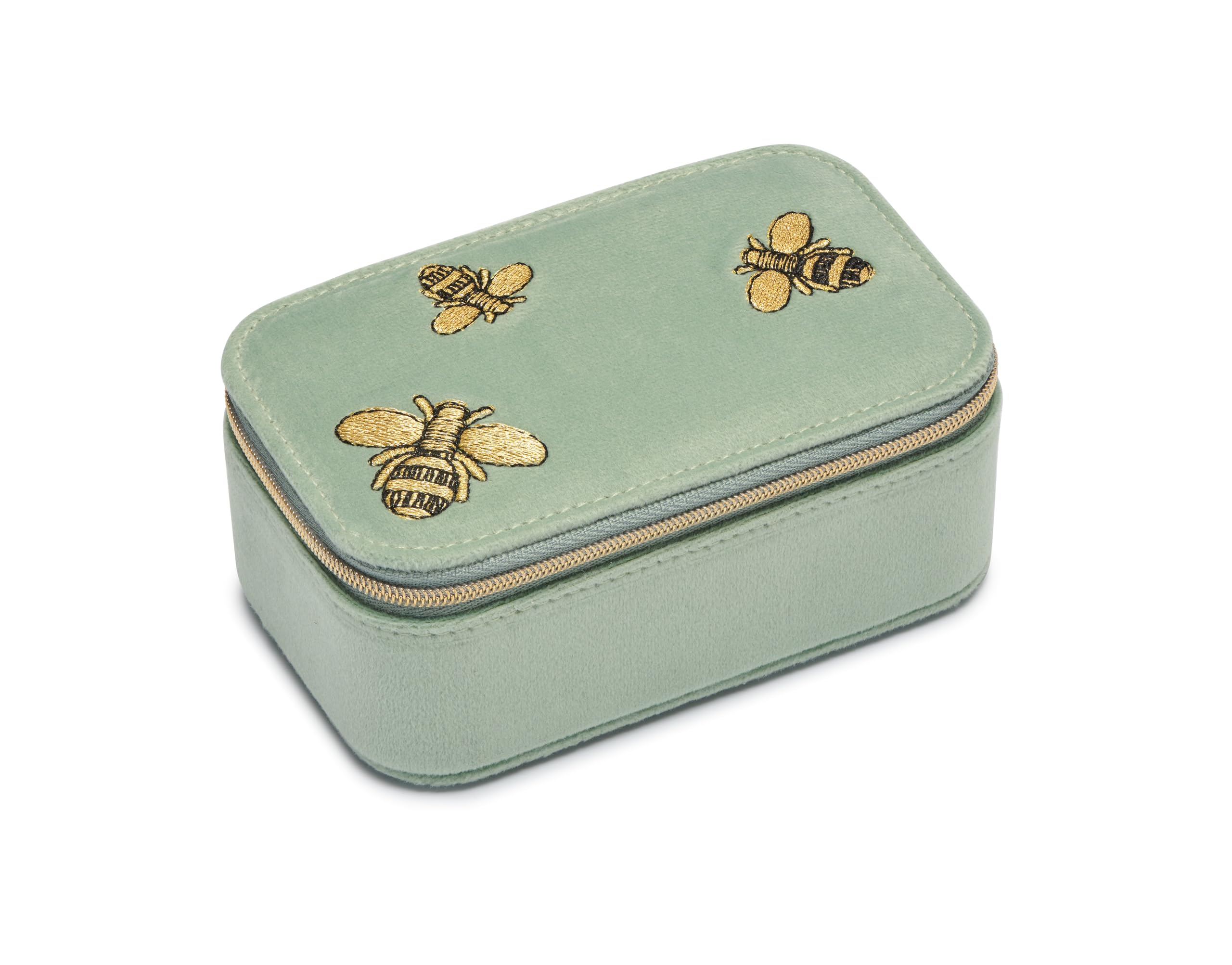 Estella Bartlett Scattered Bees Velvet Mini Jewellery Box
