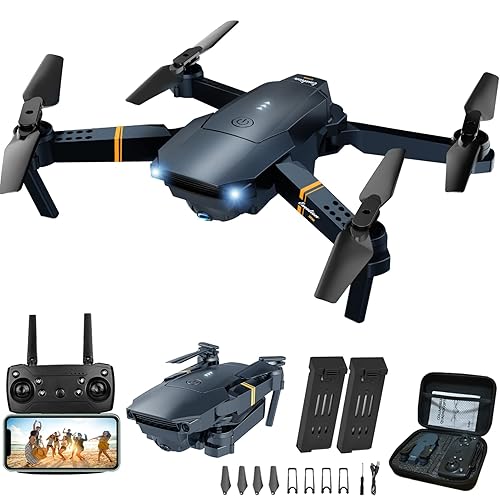 Drones with Camera for Adults Kids, Foldable RC Quadcopter, Helicopter