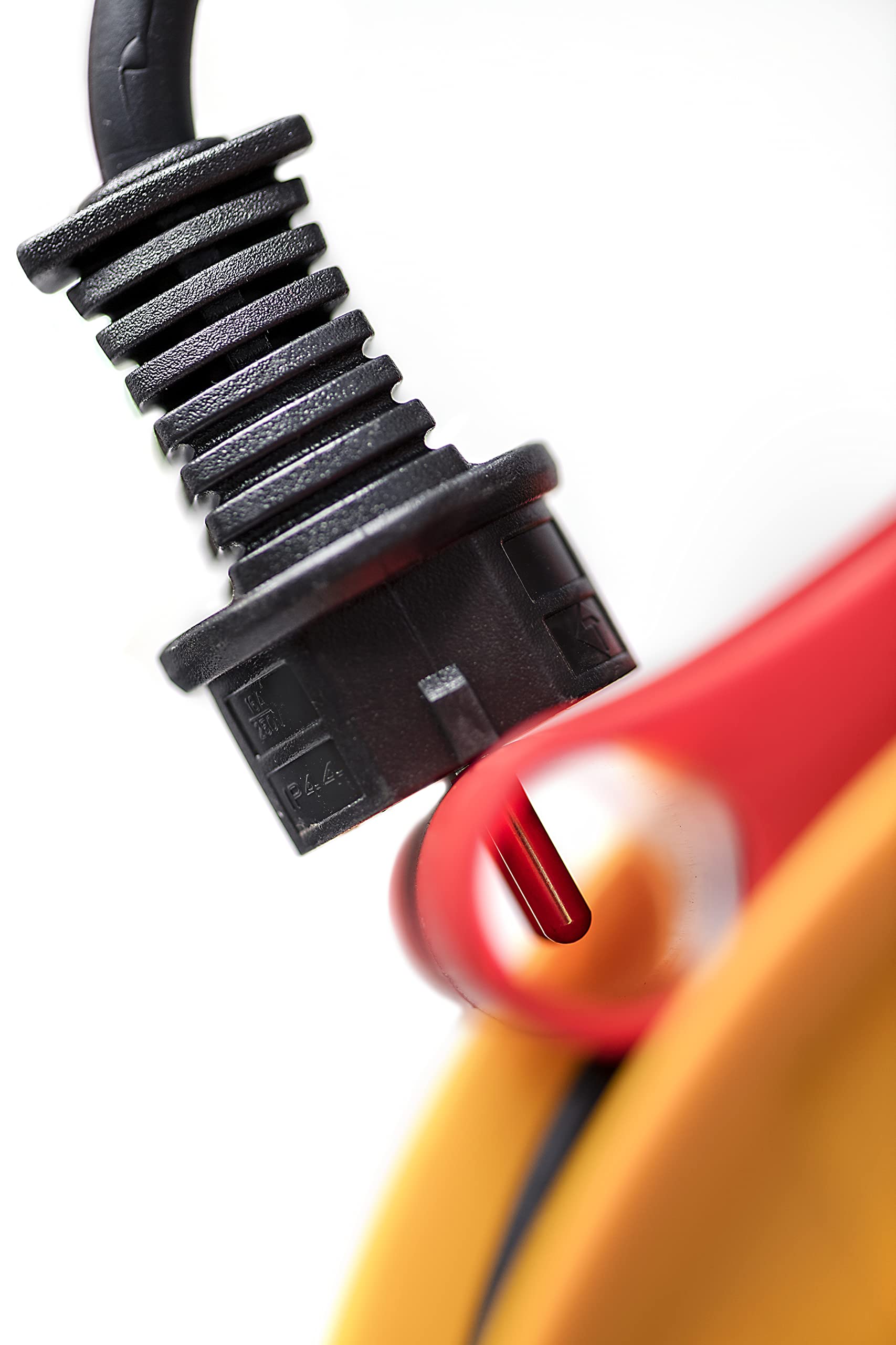 Brennenstuhl Enrollador de cable estándar Pro con USB/Enrollador eléctrico 3 tomas de corriente con tapa y 2 enchufes USB (exterior, 25 m de cable RN-F, fabricado en Francia)