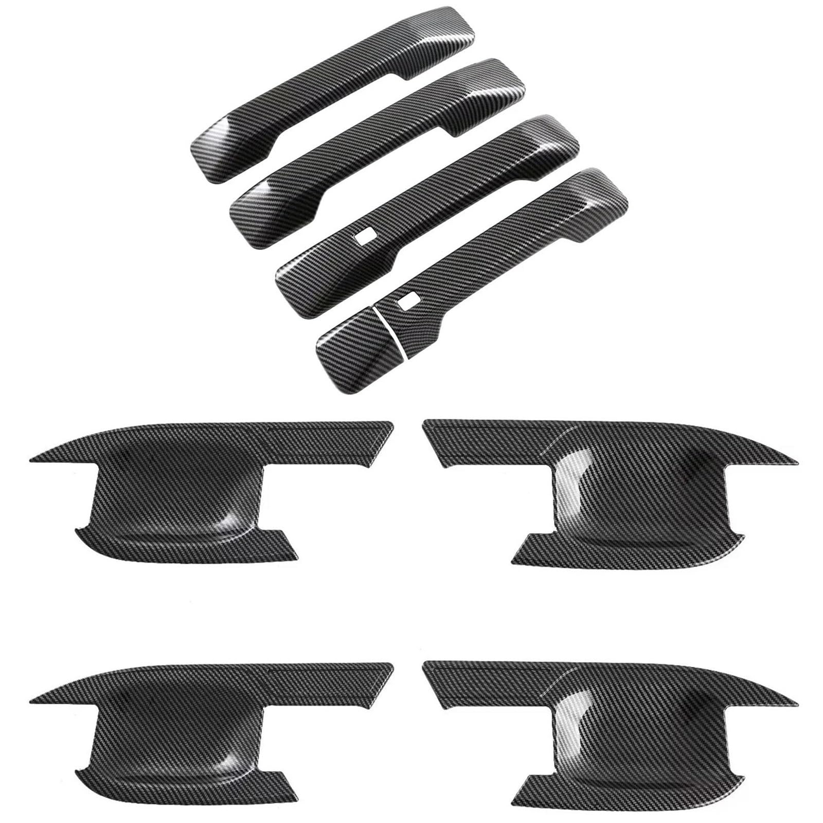 YSDSLS Car Exterior Accessories Door Handle Bowl Overlay Cover Trim Decor for Hyundai for Santafe 2024-2025(Handle Bowl 9pcs)