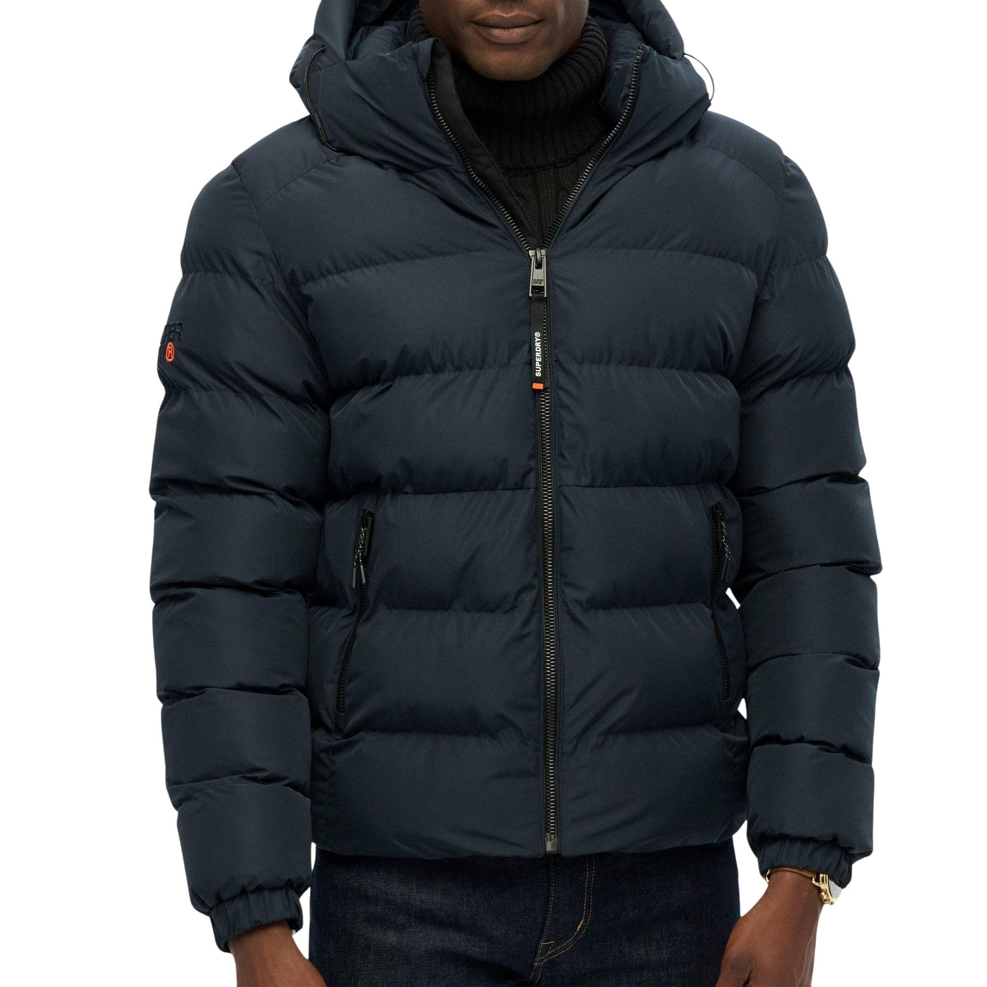 Superdry Mens Puffer Jacket Eclipse Navy M