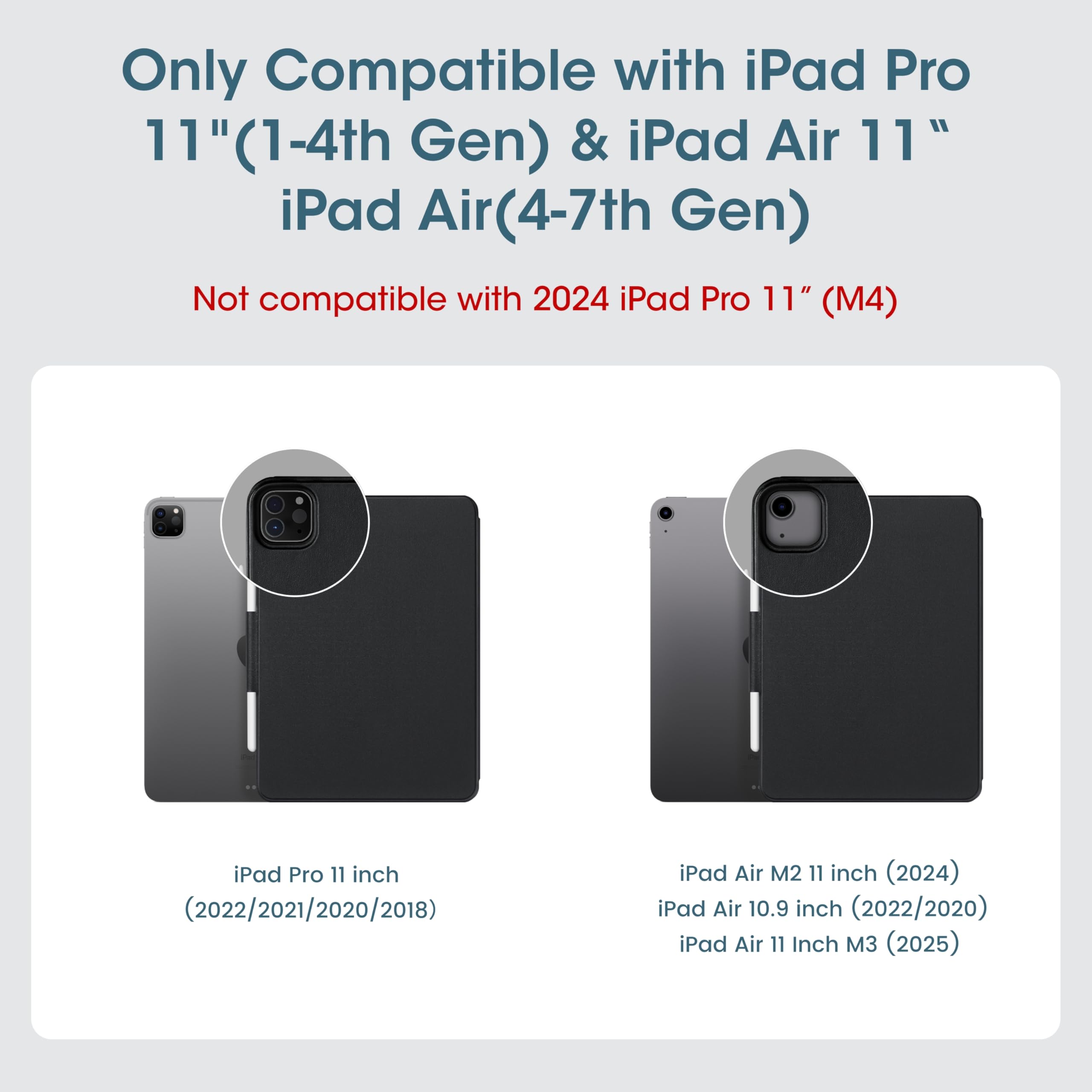 PITAKA Case for 11 inch iPad Air 2026-2024/11 iPad Pro 2022/10.9