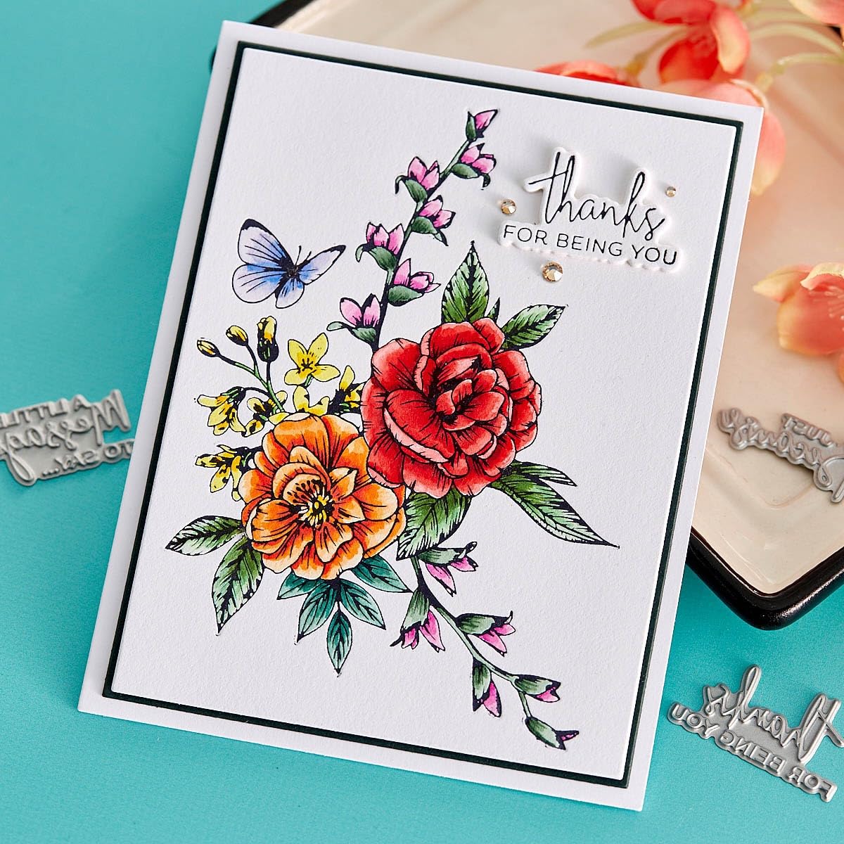 Amazon.com: Spellbinders BP-026 A Little Message Sentiments Press