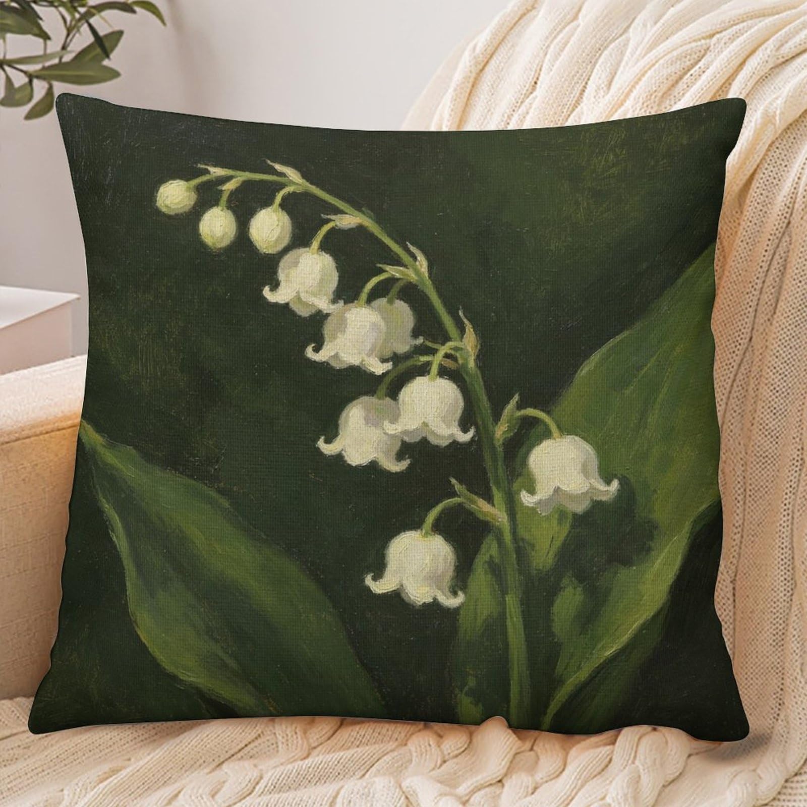 Fekiloot Style Flowers Painting Pillowcase Pillow Sham Pillow Case