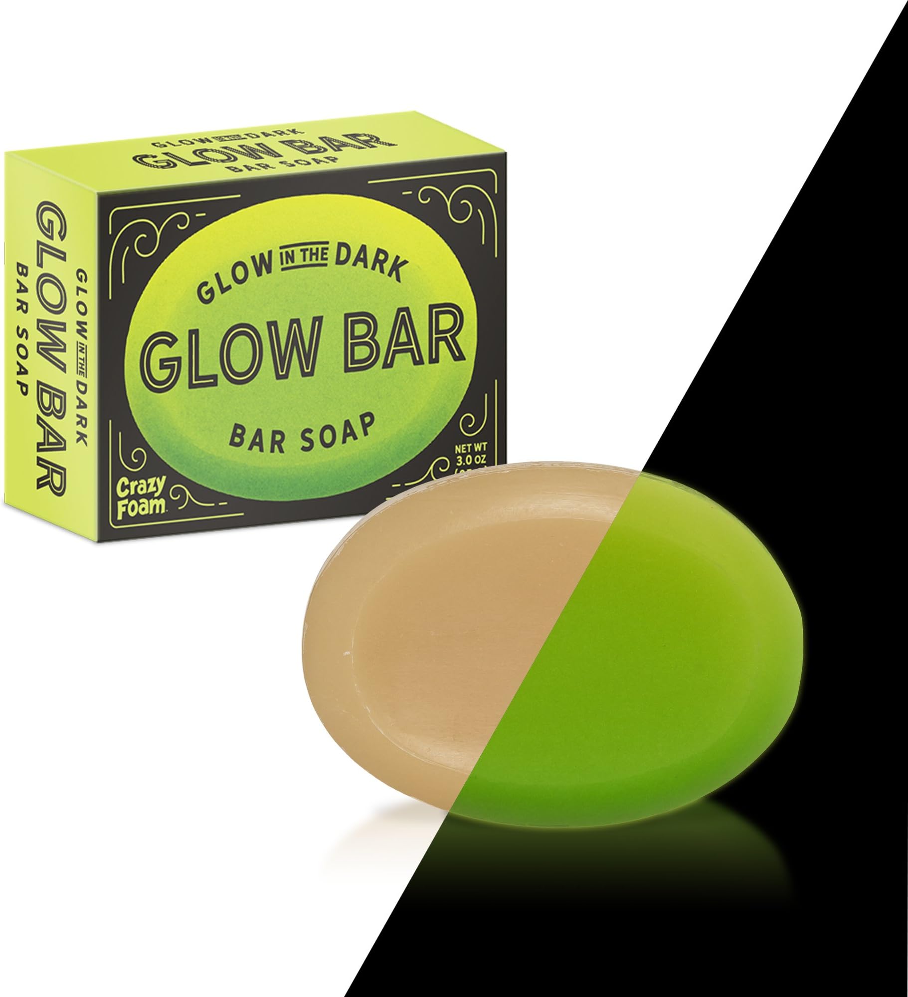 Glow in the Dark Bar Soap 2 pack