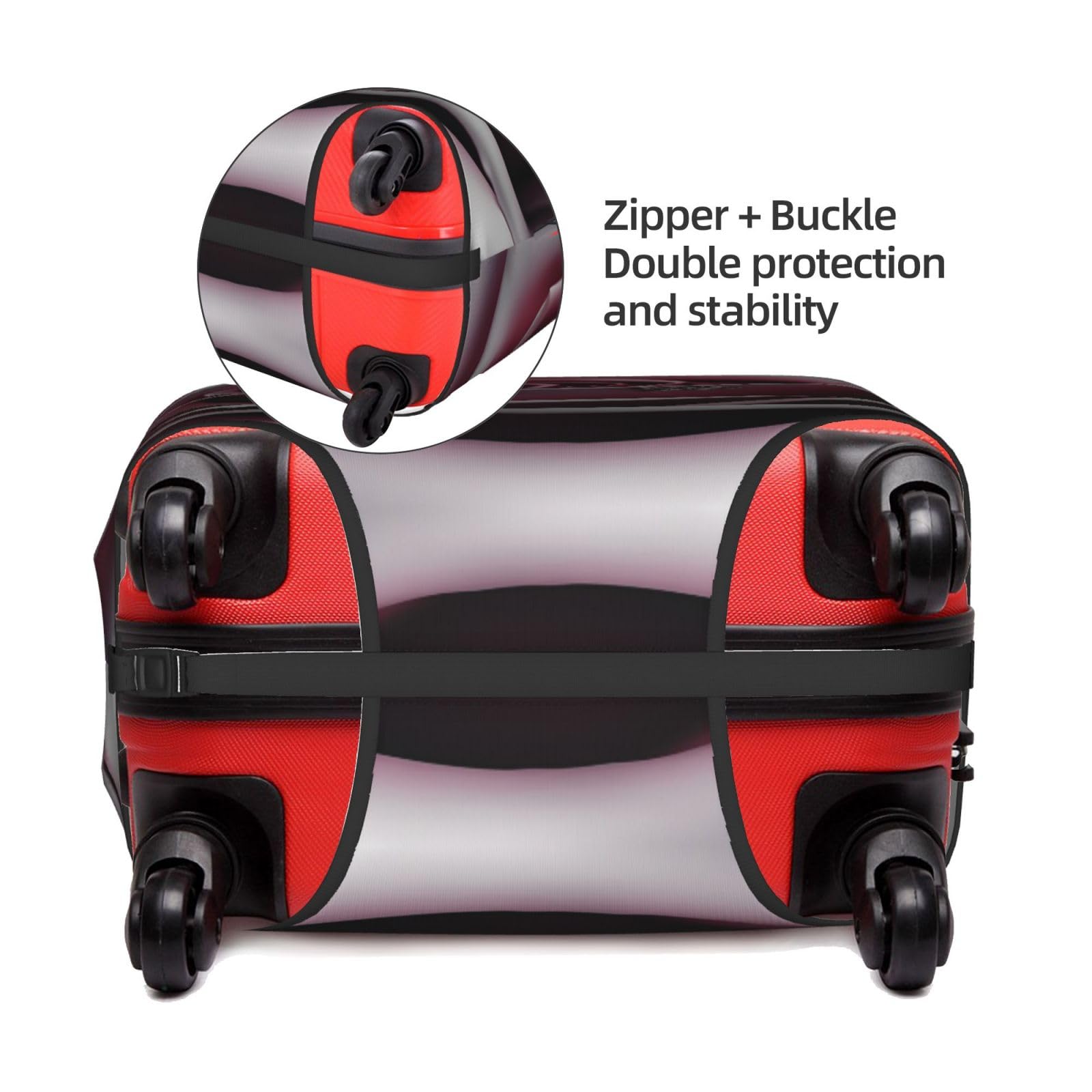 Ciclos Copertura elastica per valigie da viaggio, antigraffio, con
