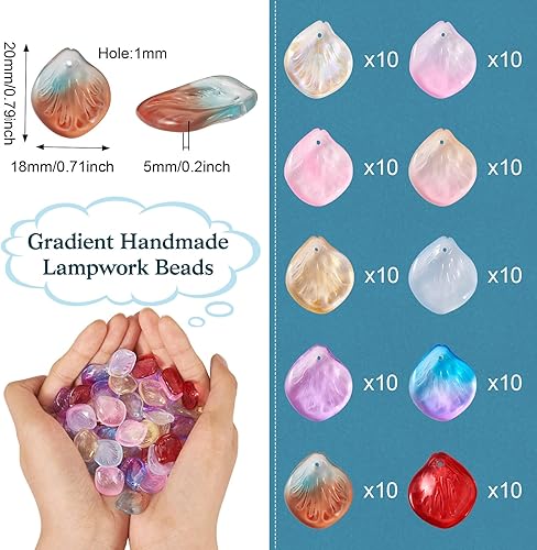 Miniatura 111 de Craftdady Dijes de cuentas de hojas de arce transparentes, colgantes colgantes de adorno para colgar, bonitos dijes para collares, pulseras, Hoja