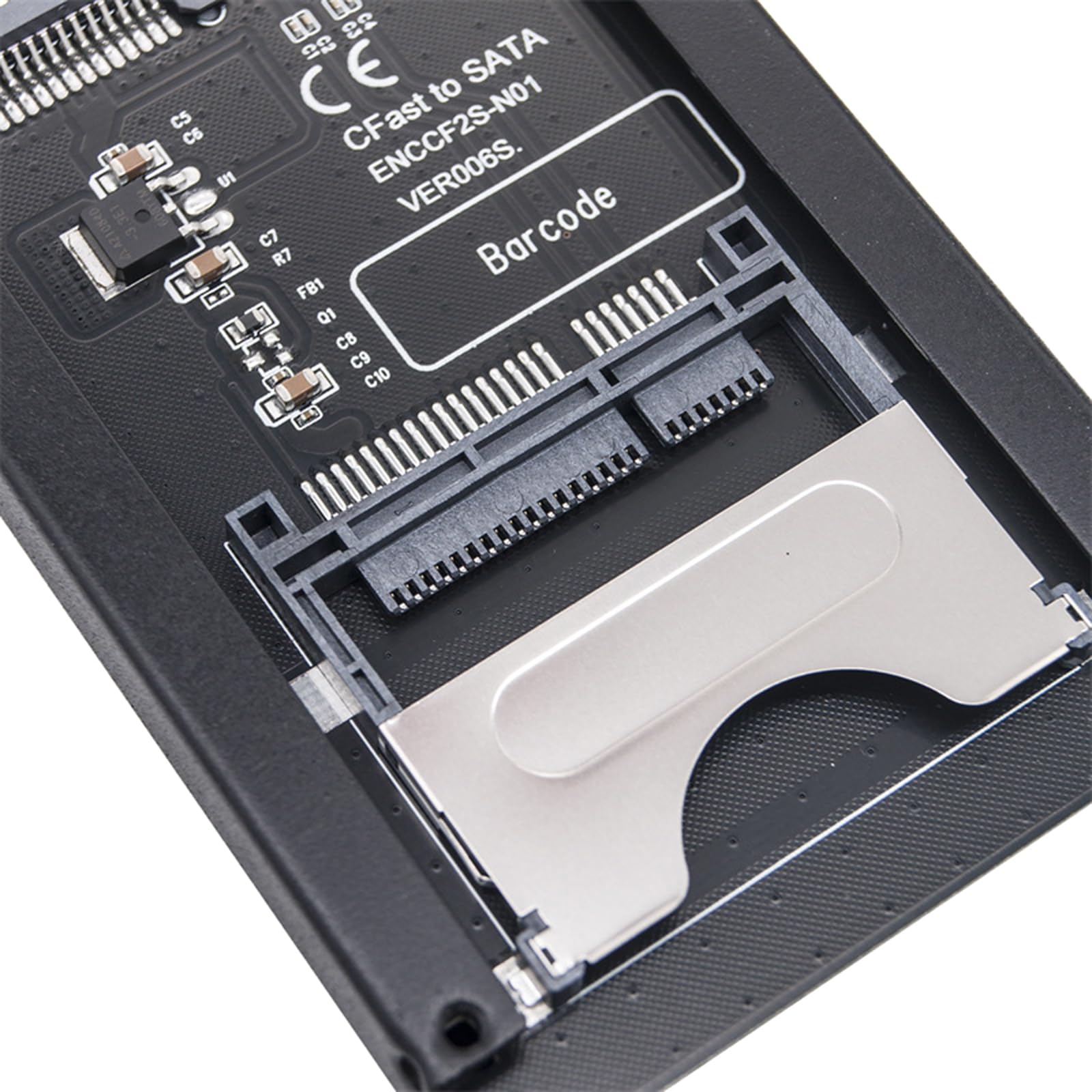 Tarjeta adaptadora de Disco Duro CFast a SATA3.0, Lector de Tarjetas CFast para Ordenador portátil, Transferencia de Datos, Adaptador de Carcasa de Disco Duro