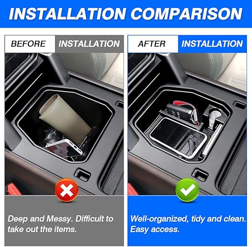 Miniatura 3 de Karltys Organizador de consola central para Land Rover Defender 90 110 130 2020-2025 2026 (no para versión de refrigerador), accesorios Defender,