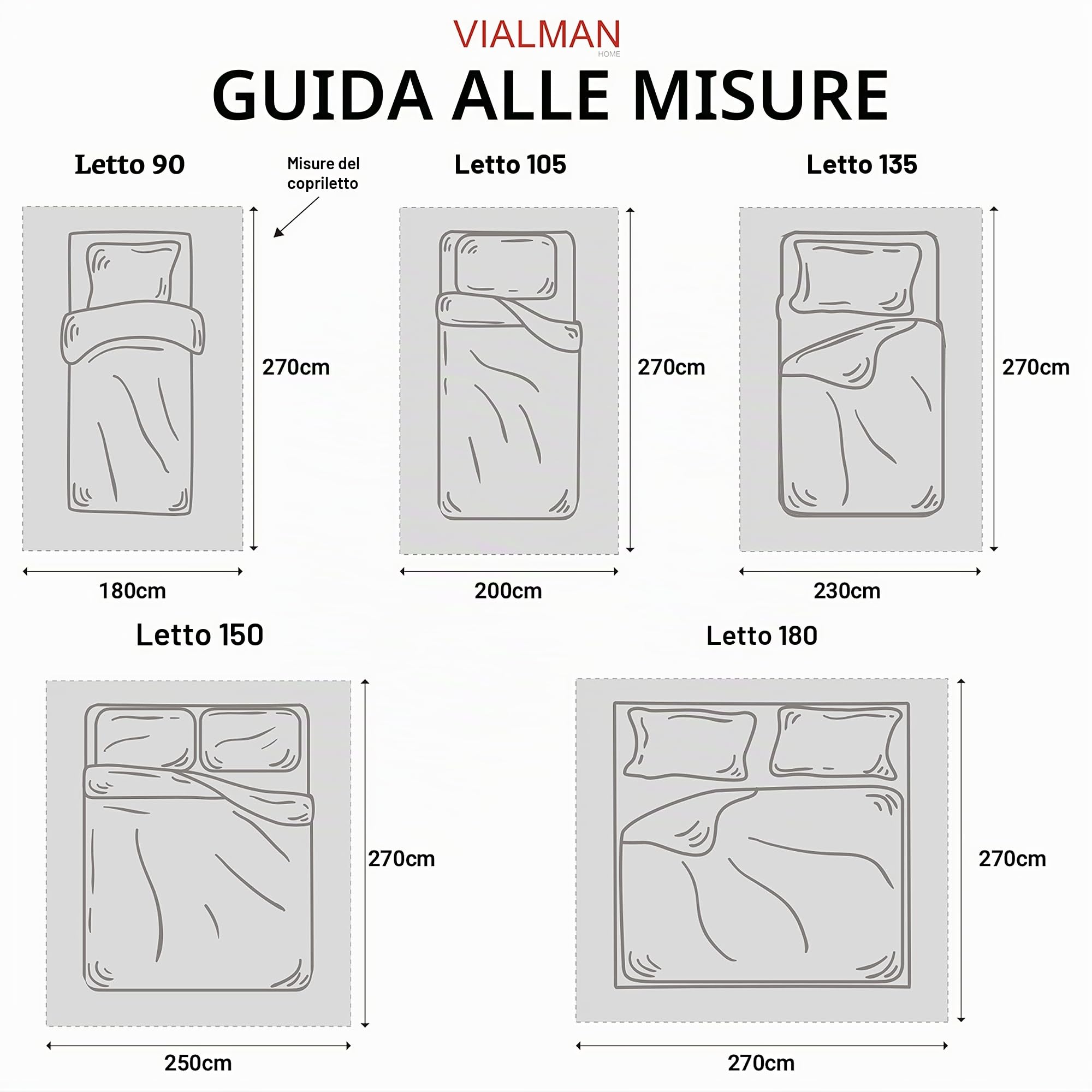 VIALMAN Copriletto leggero Bouti Sofia 27 per letto matrimoniale da 180 a 200 cm | Copriletto 180 y 200 | Dimensione trapunta 270 x 270 cm, colore: Beige