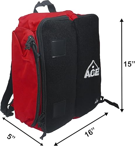 Miniatura 3 de Mochila Cornhole con parche ACE  Capacidad para hasta seis juegos de bolsas de Cornhole (hasta 24 bolsas)