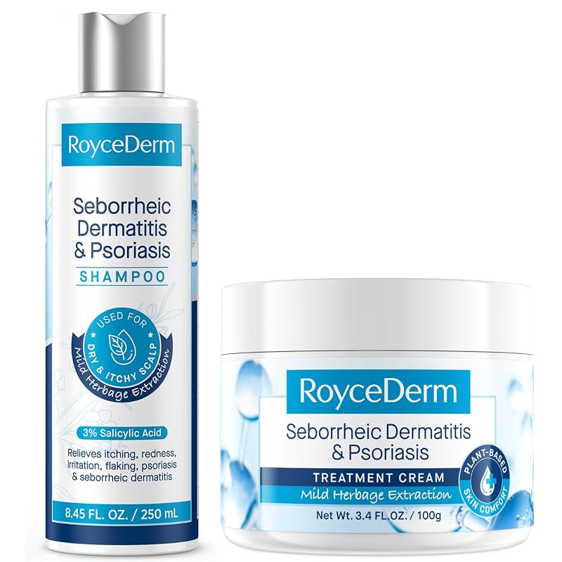 Conjunto Roycederm com Shampoo e Creme para o Couro Cabeludo