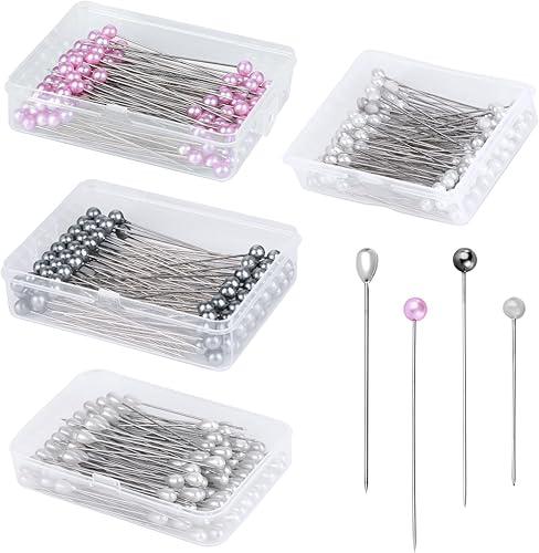 400 alfileres de ramo de flores, alfileres de ramillete de colores de 2.1 pulgadas, alfileres de costura de perlas de lágrima de 2.1 pulgadas, 400 alfileres de ramo de flores, alfileres de ramillete de colores de 2.1 pulgadas, alfileres de costura de perlas de lágrima de 2.1 pulgadas,