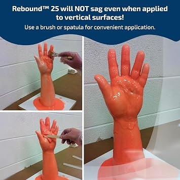 Smooth on Rebound 25 - Brushable Platinum Silicone Rubber - Pint Unit
