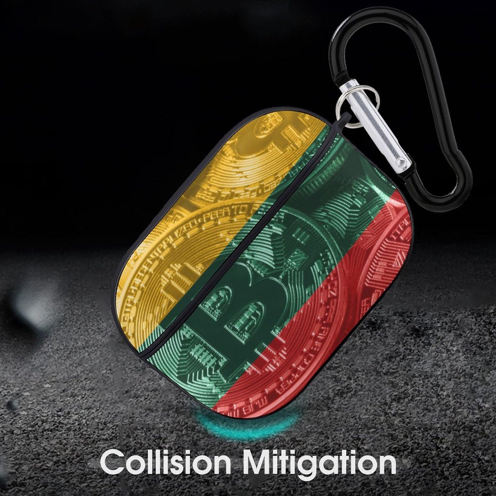 Amazon.com: Lituania Flag Bitcoin - Funda para Airpods Pro (2ª/1ª  generación) con llavero, funda protectora completa a prueba de golpes,  funda rígida de policarbonato compatible con carga inalámbrica : Electrónica
