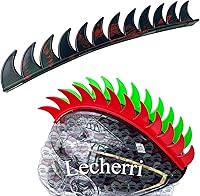 Vista 10 de Mohawk de silicona para decoración de casco, accesorios Hawk, 1 unidad para motocicleta, bicicleta, esquí (casco no incluido)