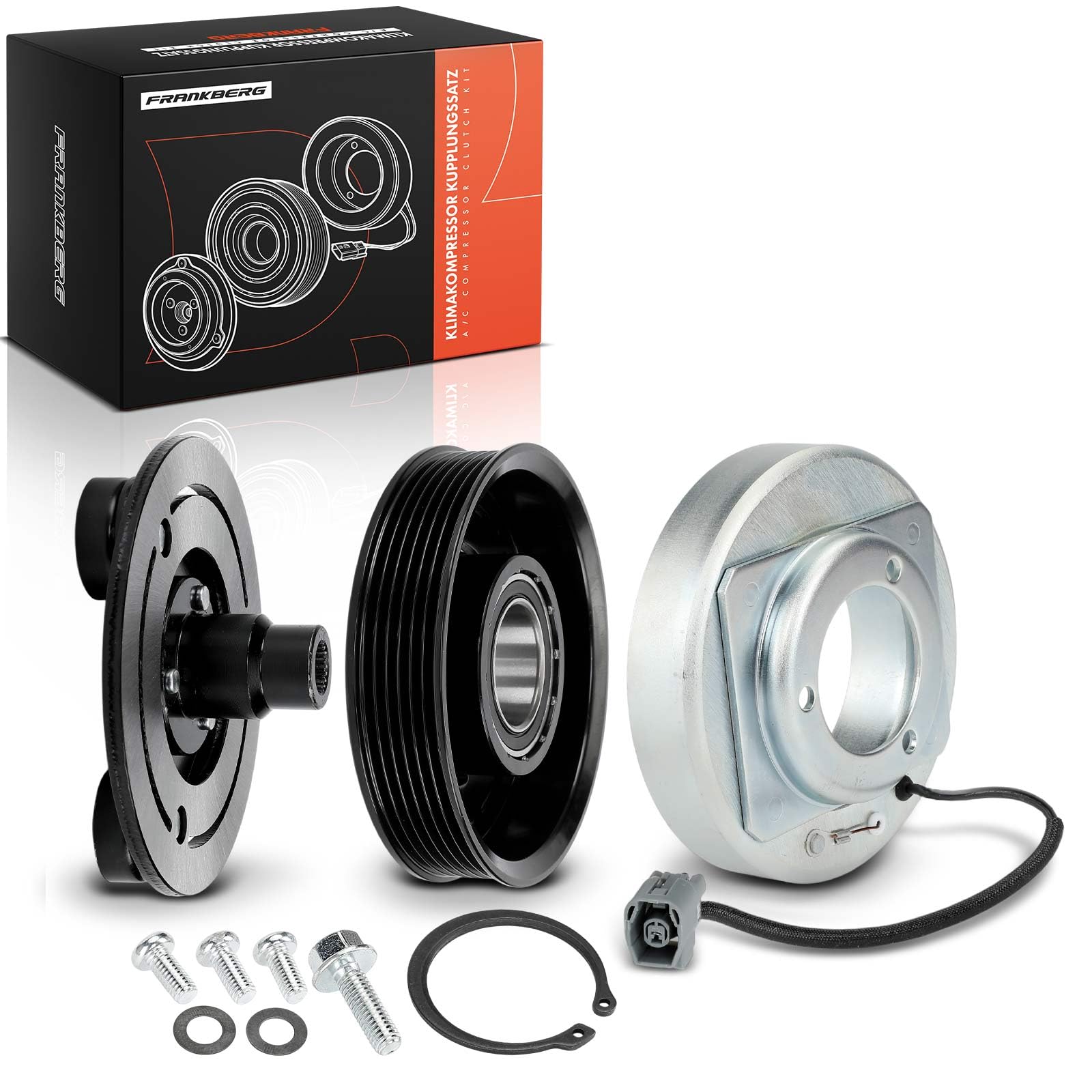Frankberg Magnetkupplung Klimakompressor Benzin Kompatibel mit 3 BK 3 Stufenheck BK Replace# BP4K61K00B
