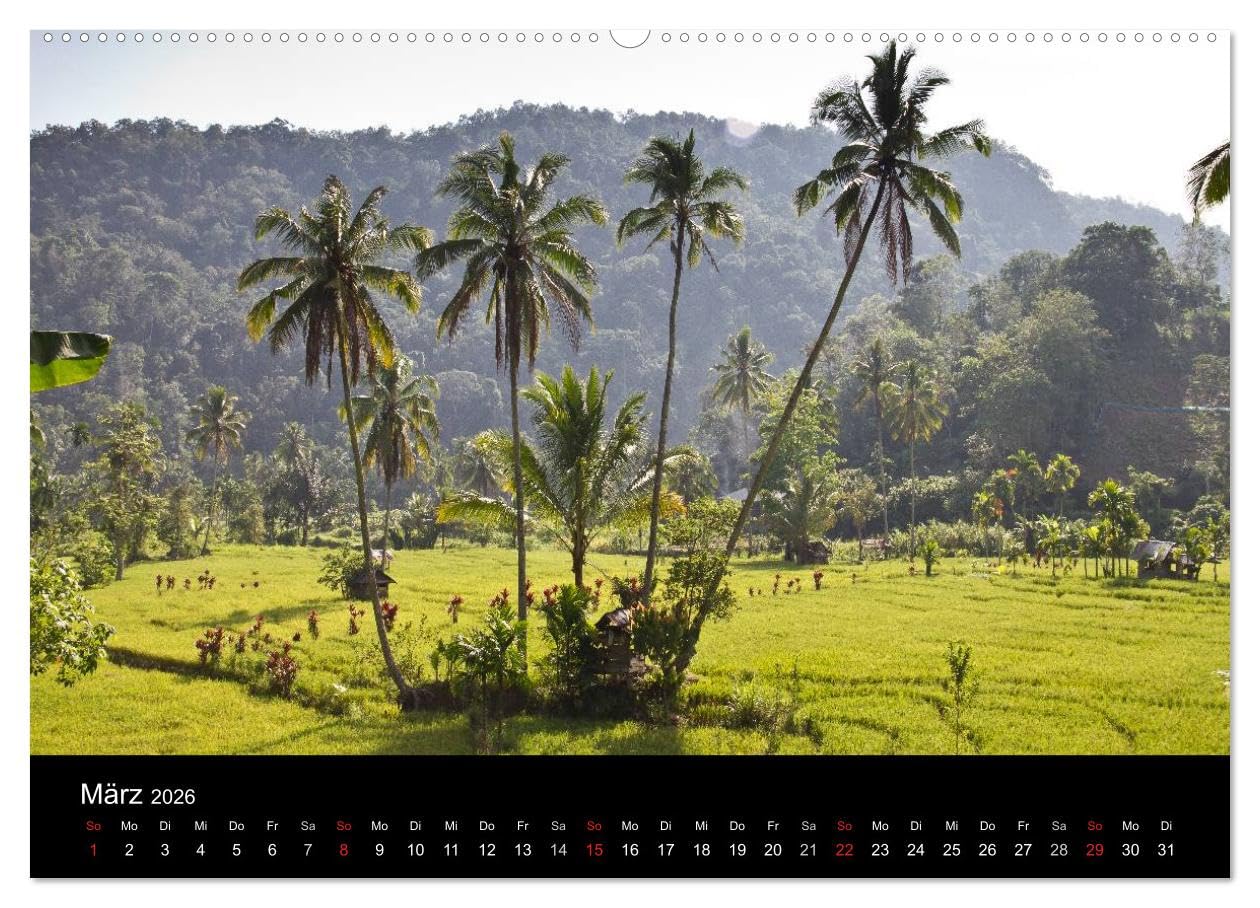 Indonesien (hochwertiger Premium Wandkalender 2026 DIN A2 quer), Kunstdruck in Hochglanz: 12 Fotos aus einem Land mit tausenden Gesichtern. (CALVENDO Orte)