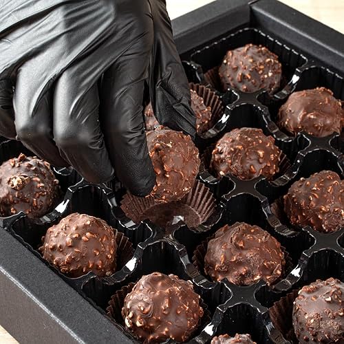 Miniatura 6 de Restaurantware Sweet Vision - Cajas cuadradas de dulces de 9.1 x 9.1 x 1.6 pulgadas, 10 cajas de regalo desechables para panadería, 16