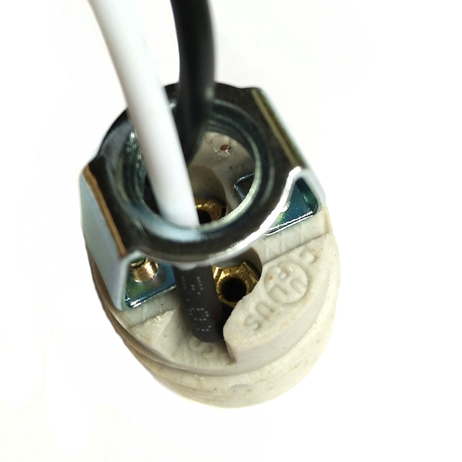 E12 Lamp Socket Black Iron Candelabra Base E12 Bulb Socket With Threaded  Collar And Shade Ring For Industrial Pipe Steampunk Lamp DIY Parts 125VAC  Hardwired Lightbulb Socket Outlet, image size:1500x1500