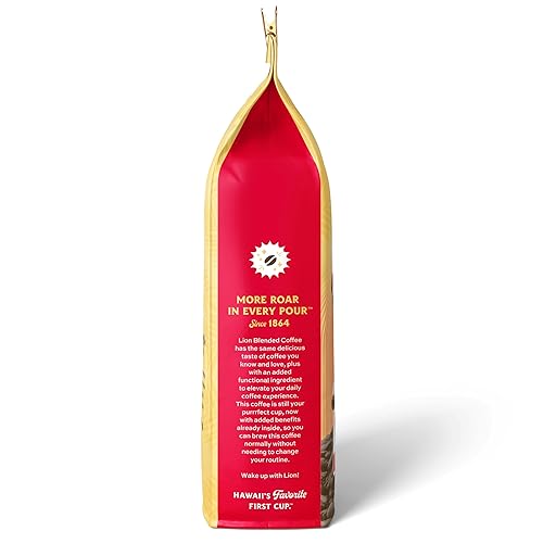 Miniatura 7 de Café de melena de león, tostado medio con 500 mg de melena de león por porción, café de hongos para claridad mental y energía duradera, mezcla de