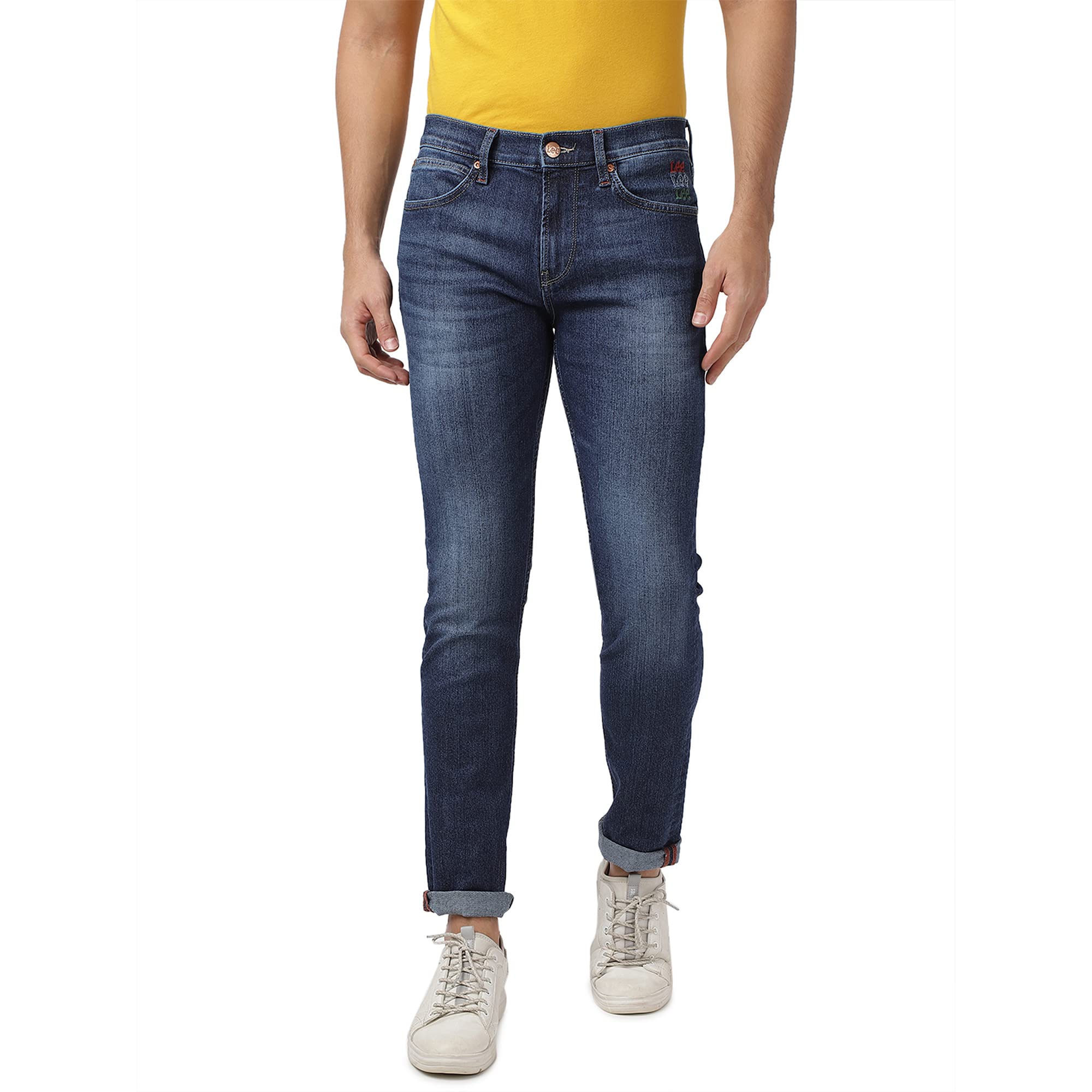 lee Men's Travis Slim Fit Mid-Rise Jeans-picture-4