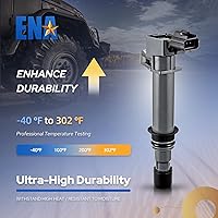 Vista 3 de ENA Juego de 6 bobinas de encendido compatibles con Dodge Jeep Mitsubishi Aspen Dakota Durango Ram 1500 Nitro Cherokee Commander Liberty Raider 3.7L