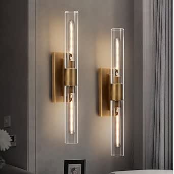 28" 2-Pack Modern LED Wall Sconce, Minimalist Indoor Wall Light Fixtures, For Living Room, Bedroom, Hallway, Hotel - Bed Bath & Beyond - 43699941