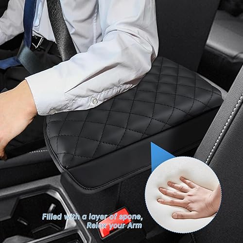 Miniatura 9 de INTGET Funda de consola central para accesorios VW Volkswagen Tiguan 2019 2020 2021 2022 2023 2024 y Taos 2022-2023 2024 - Funda para reposabrazos