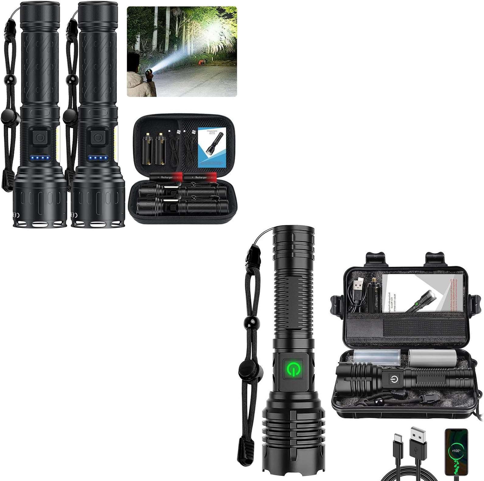 K2303 Flashlight Bundle with T031 Flashlight