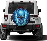 Vista 18 de Delerain Dinosaur Moon - Cubierta de rueda de repuesto para neumáticos, protector solar impermeable para caravana, remolque, RV, SUV, camión