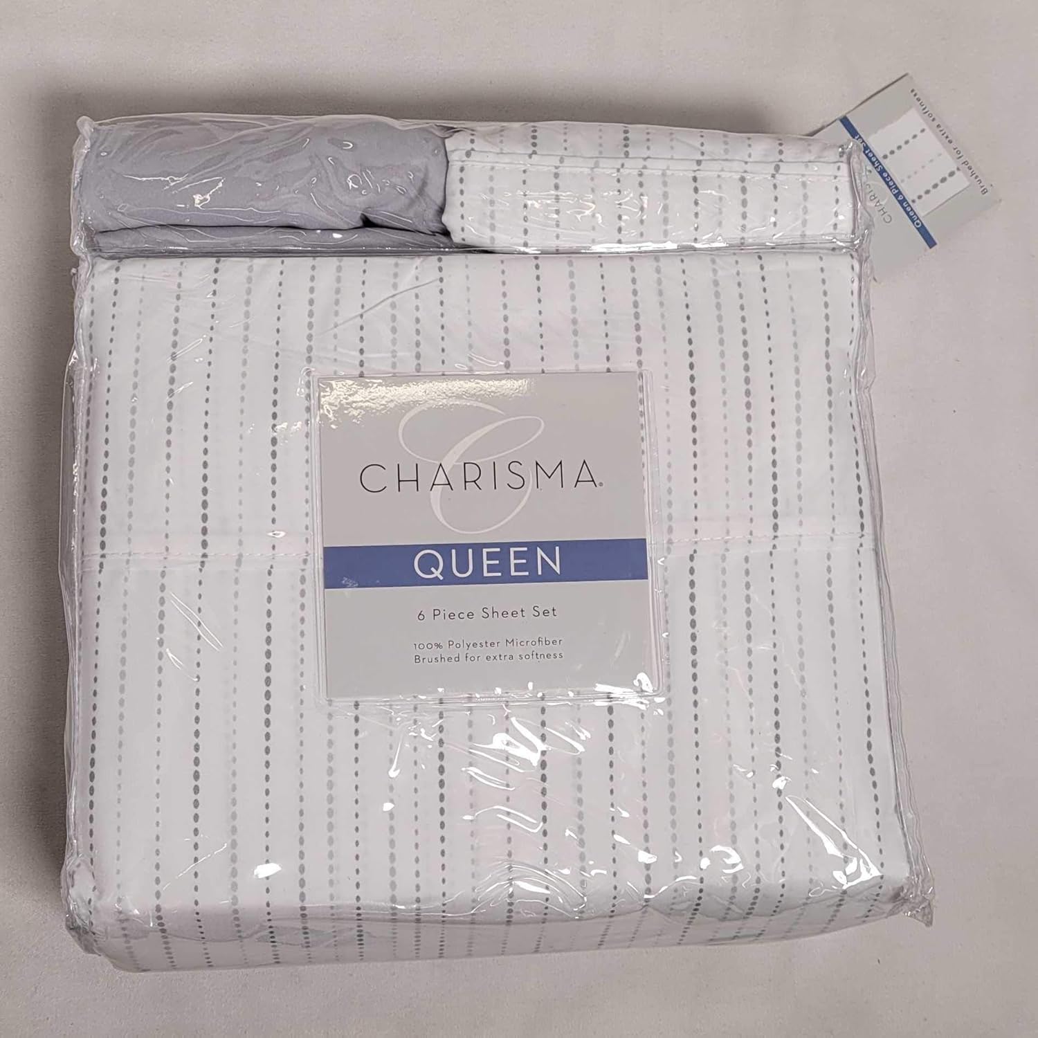CMA Charisma Microfiber 6Piece Sheet Set (Queen Tracks