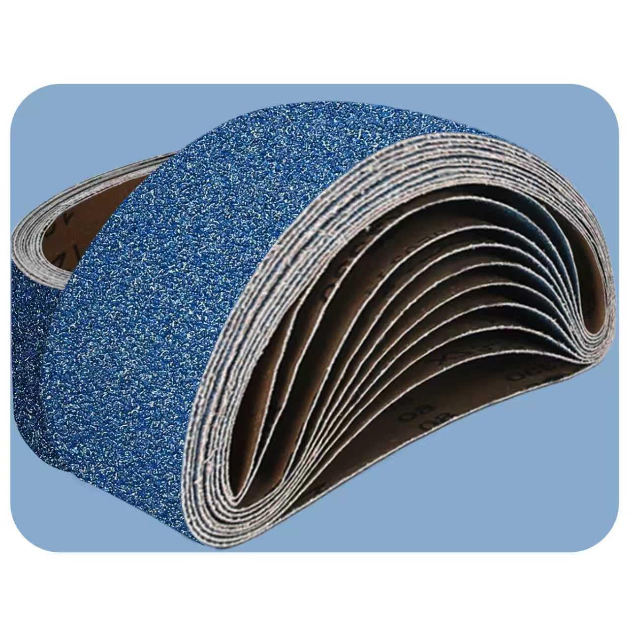 3x21 Inch Sanding Belts 20 Pcs 60 Grits Heavy Duty Belt Sander Zirconia Belt Sander Paper for Wood, Metal, Stainless Steel, Automotive, and Furniture