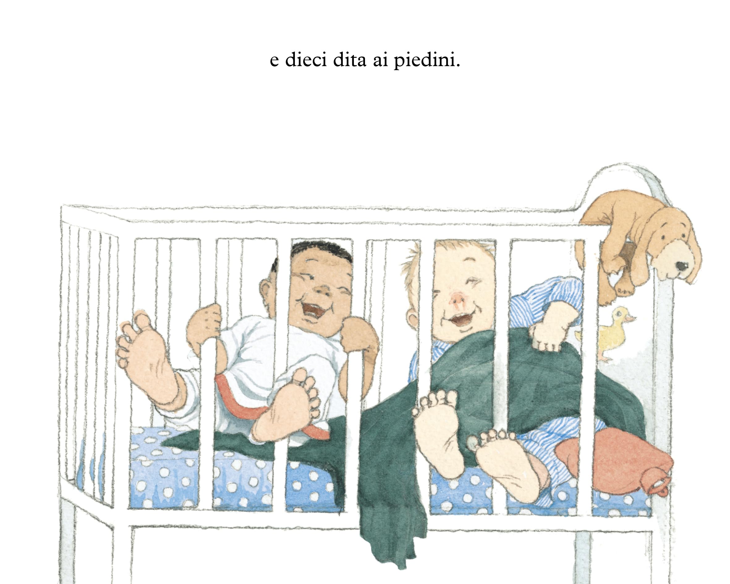 Dieci dita alle mani, dieci dita ai piedini. Ediz. illustrata