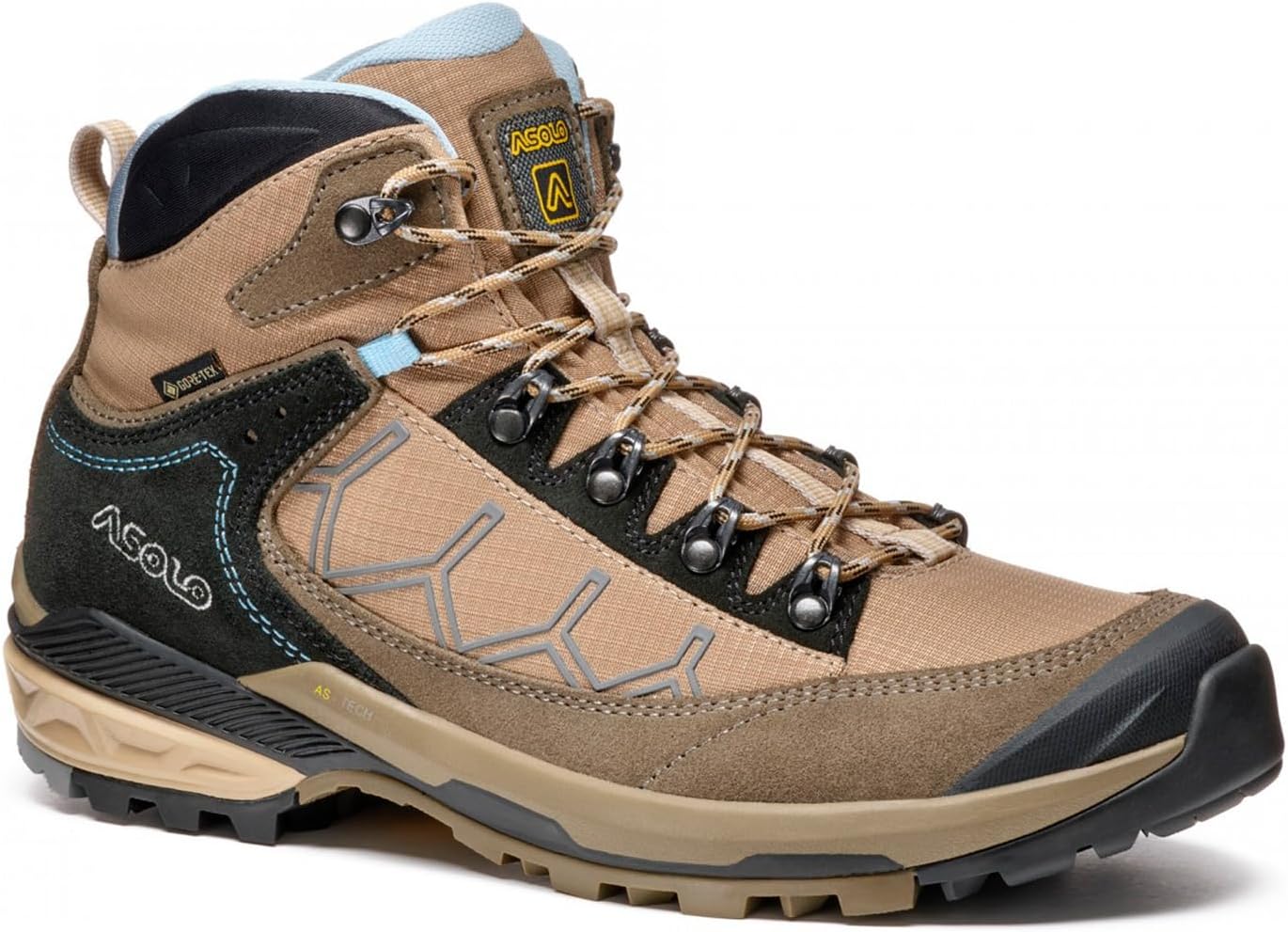 ASOLO Women's Falcon EVO GV Waterproof Breathable Lace-Up Outdoor Hiking Boots w/Suede & Nylon Upper, High-Traction Outsole