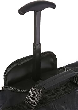 5 Cities The Valencia Collection Hand Luggage, 42 Liters, Plain Black Set of 2