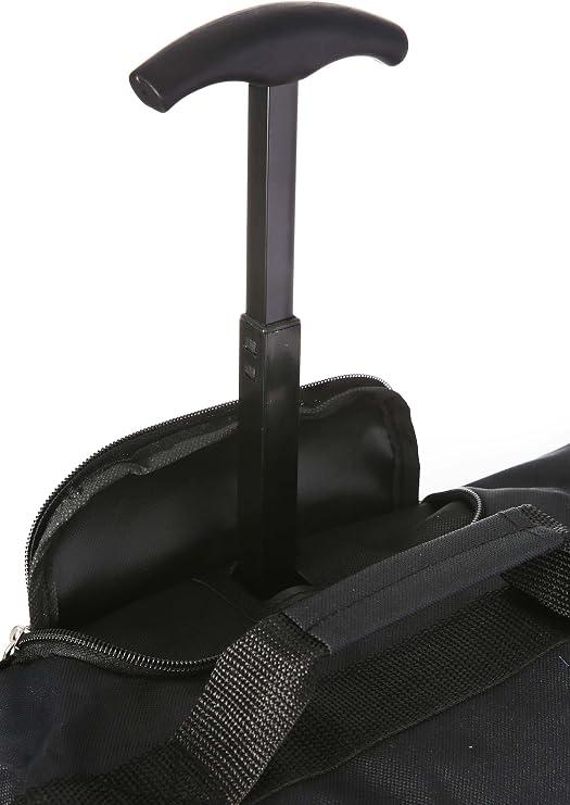 5 Cities The Valencia Collection Hand Luggage, 42 Liters, Plain Black Set of 2