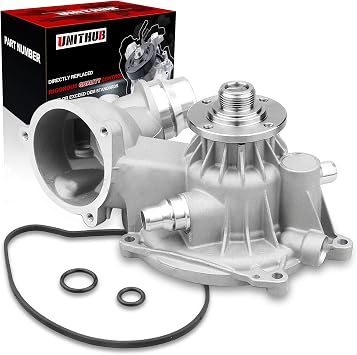 Engine Water Pump Automotive w/Gasket 11517586780 11517508496 Compatible for BMW E65 E66 E67 745i 760i 760Li 2002-2012